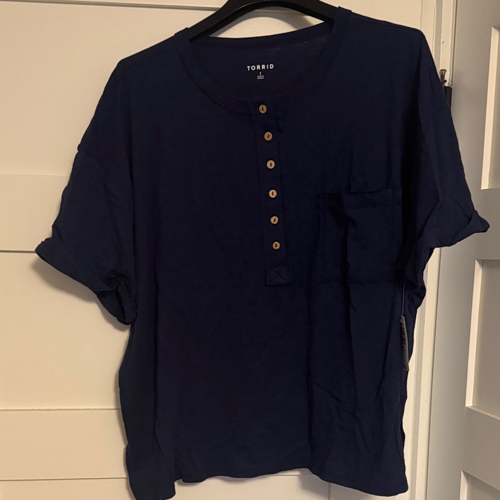NWT Torrid VNeck Henley